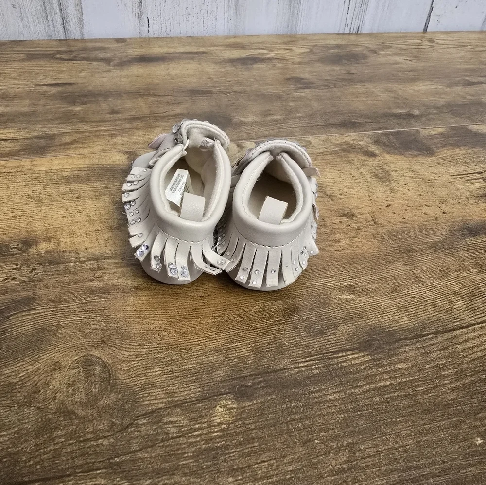 Carters Child Of Mine Cute Rhinestone Booties Size 0-3 Months